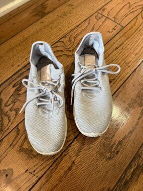 adidas Pharrell Tennis Hu Gray Knit Sneakers 8.5